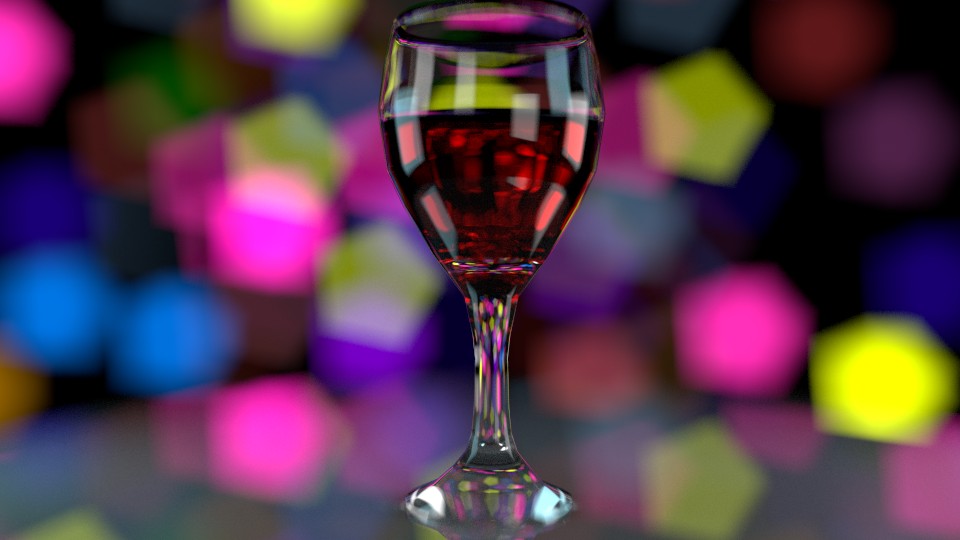 Wine glass Bokeh preview image 1